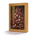 Boite cadeau sapin décoré choc lait 210gx10