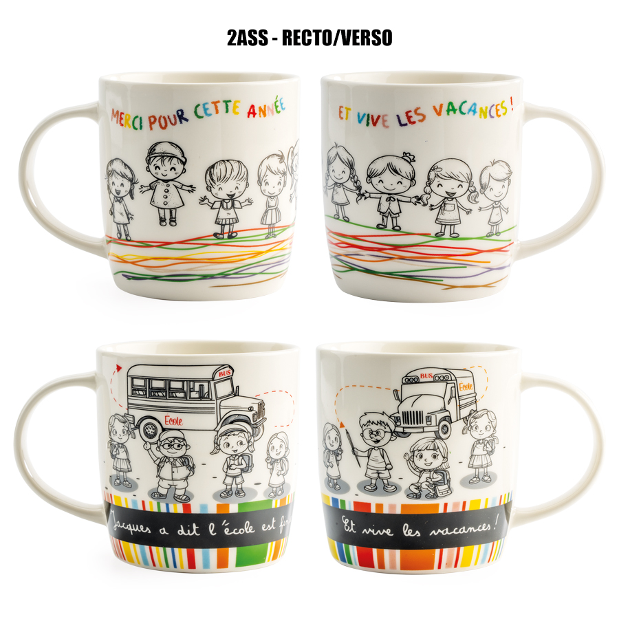 Mug vive les vacances  x 6