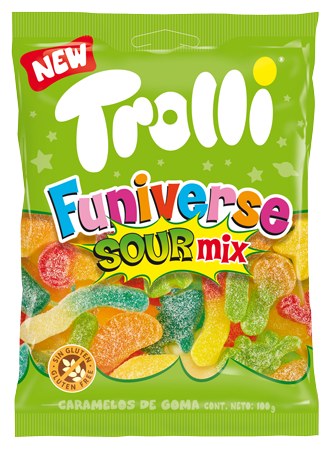 Funiverse sour mixte sachet 100g x 12