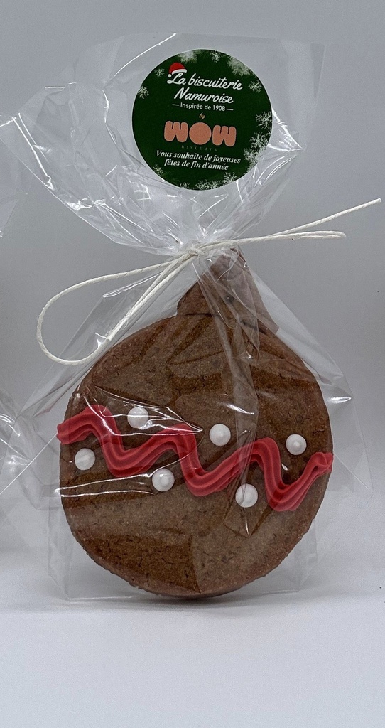 Biscuit Spéculoos boule de Noël en sachet 30 g X12