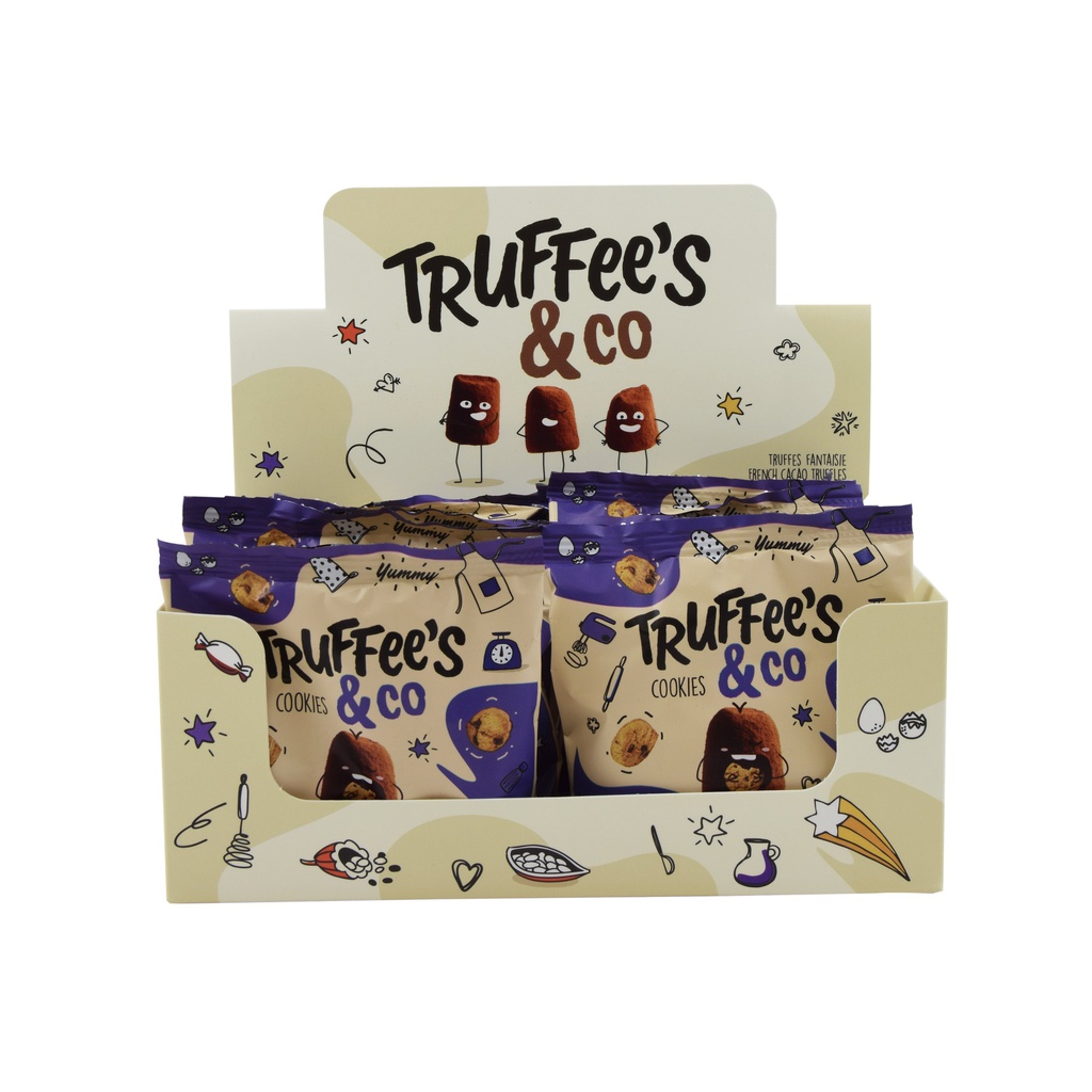 Display sachet snacking 6 truffettes Cookies 35gx12