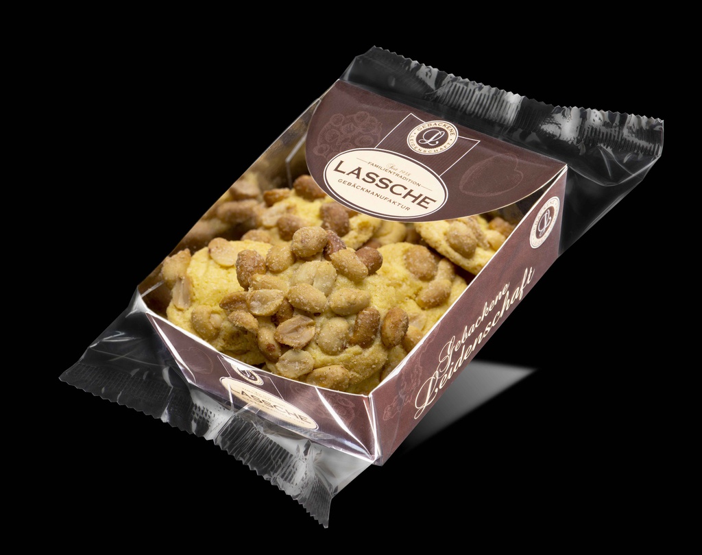 Biscuits croustillants cacahuètes en barquette 175g x 12