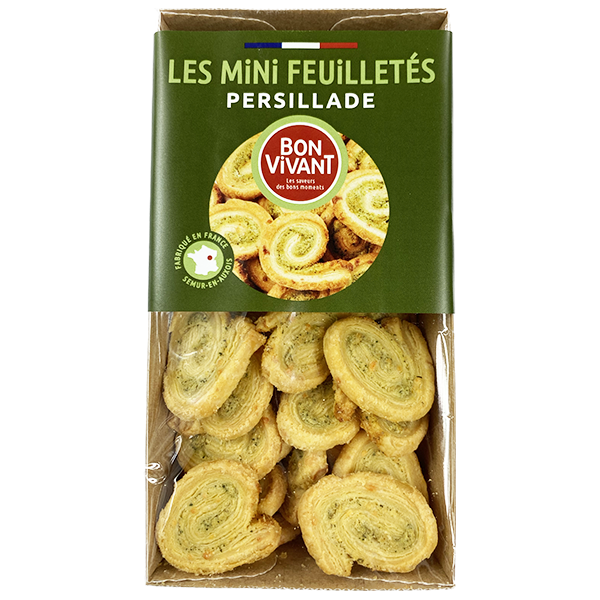 Barquette biscuits escargots persillade 75g X10