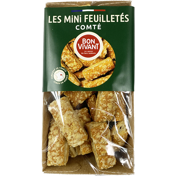 Barquette biscuits mini bâtons Comté 75g X10