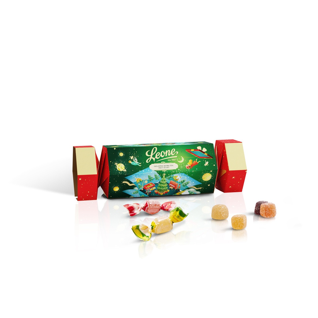 Crackers noël garni gelée de fruit ass 130gx8